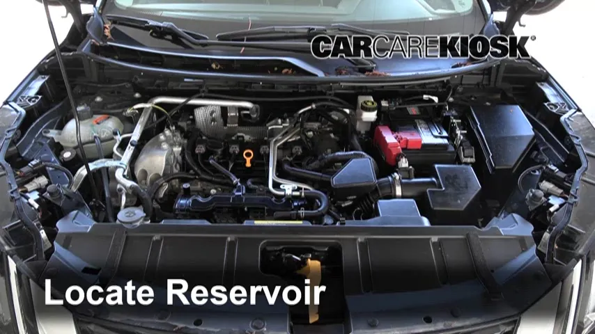 2021 Nissan Rogue S 2.5L 4 Cyl. Windshield Washer Fluid Add Fluid